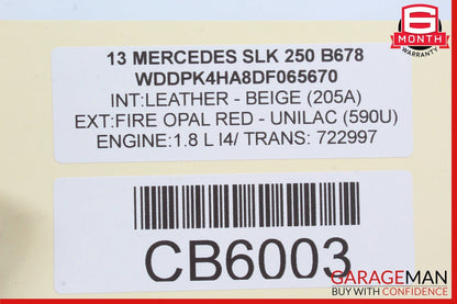 10-17 Mercedes SLK250 E350 GL550 C250 Sirius Satellite Radio Receiver Module