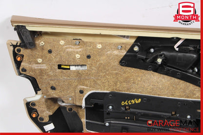 07-09 Mercedes W211 E350 Front Right Interior Door Panel Trim Assembly Brown