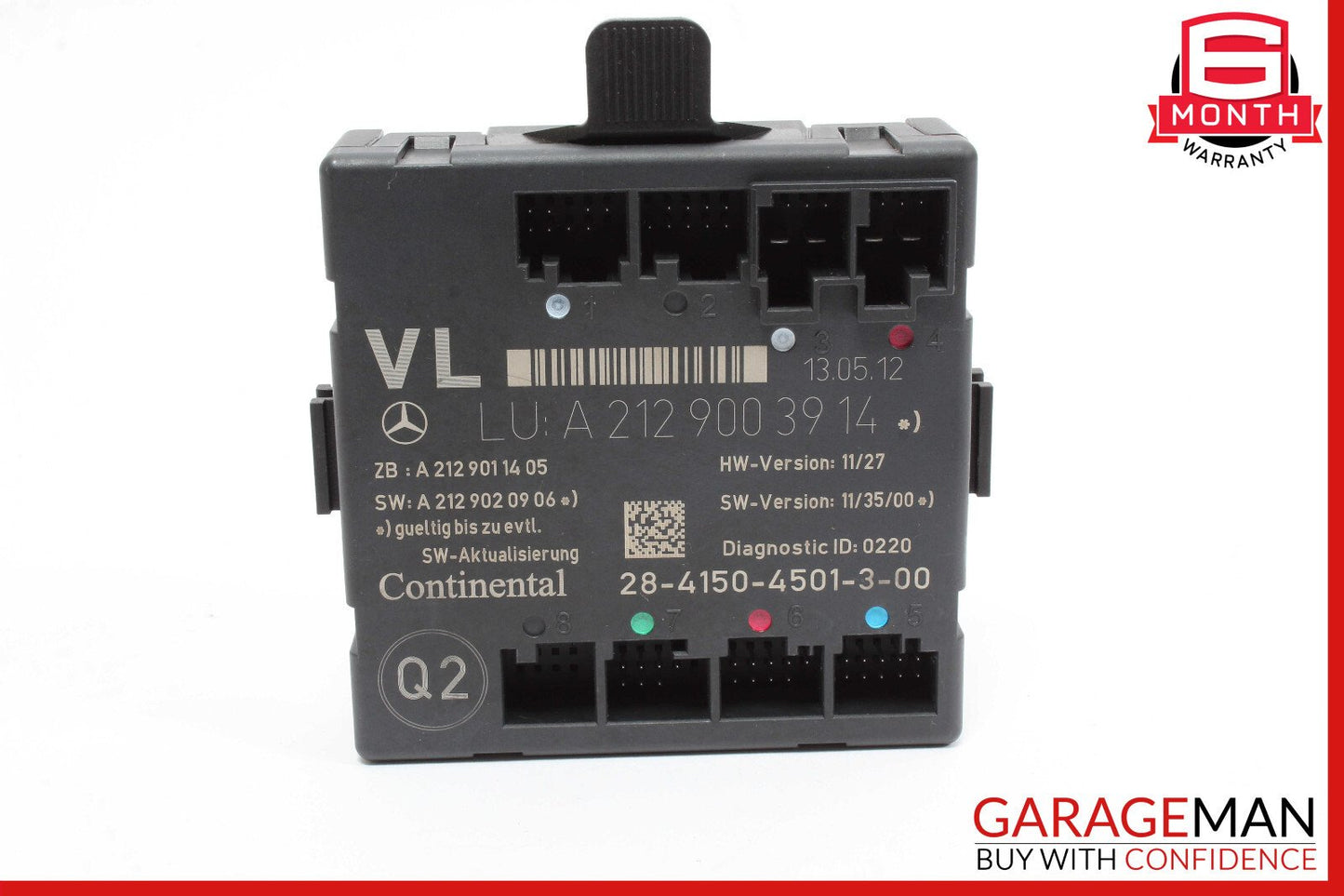 08-18 Mercedes W204 C250 GLK250 CLS550 Front Left Side Door Control Module OEM