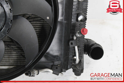 11-13 Mercedes W212 E350 Engine Motor Cooling Radiator AC A/C Condenser Assembly