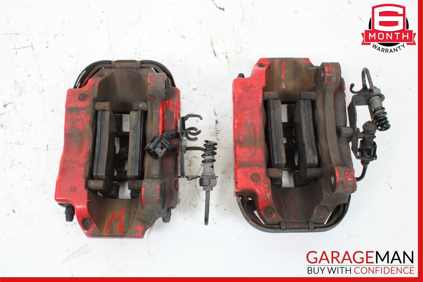 03-10 Porsche Cayenne Turbo Brembo Rear Brake Caliper Calipers Set of 2 Pc OEM