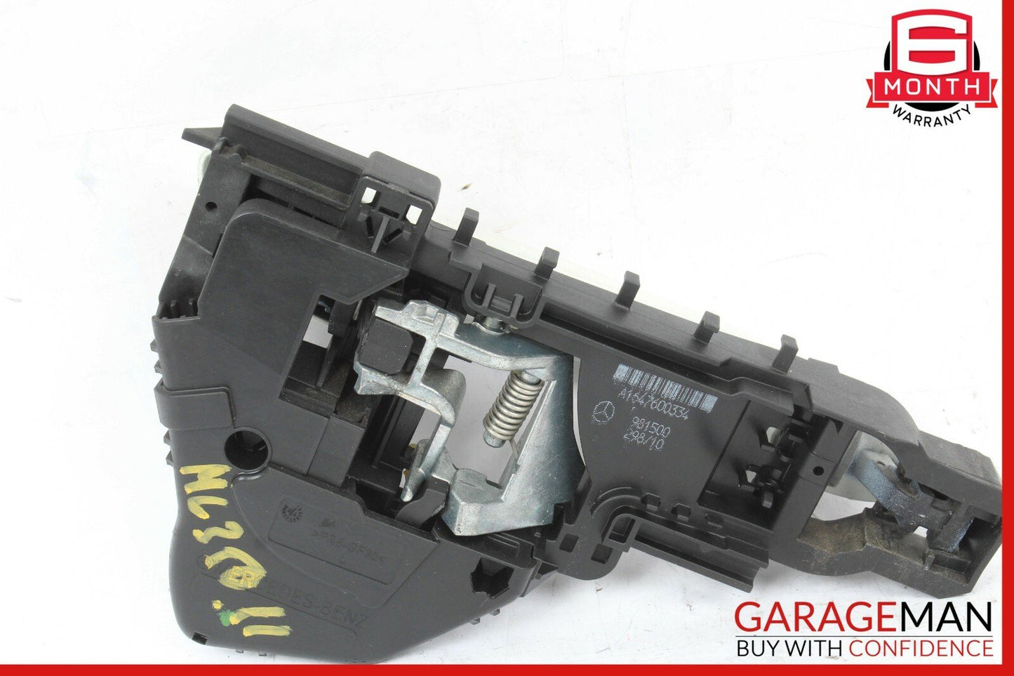 06-12 Mercedes W164 ML350 GL450 Rear Left Exterior Door Handle White OEM