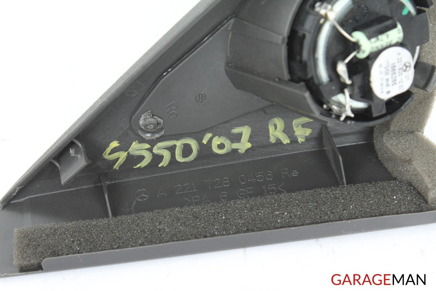 07-13 Mercedes W221 S450 S550 Front Right Passenger Side Tweeter Speaker Cover