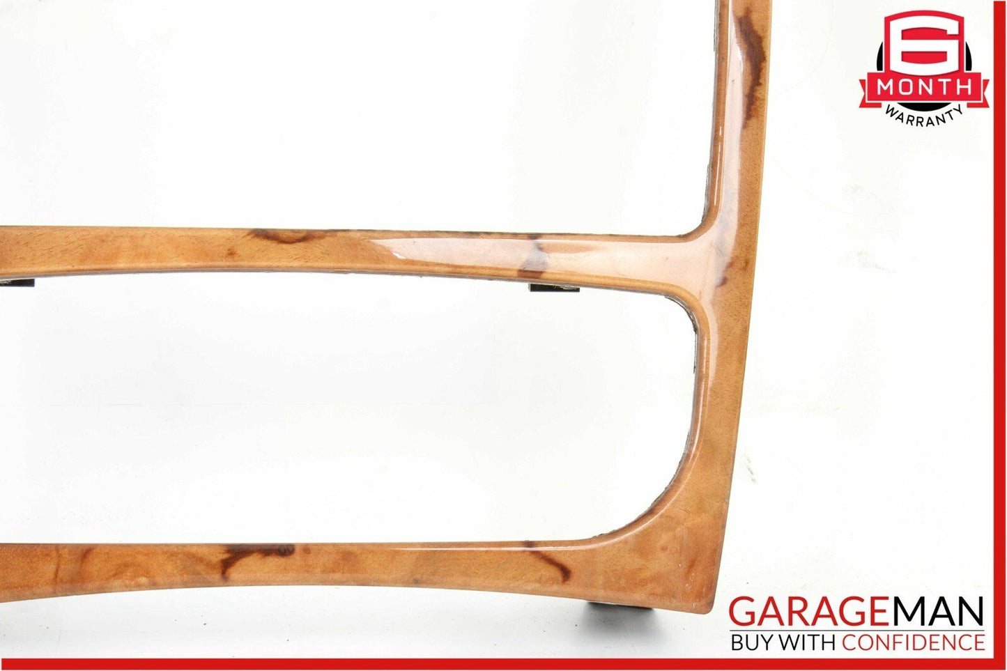 03-04 Mercedes W209 CLK500 CLK55 AMG Center Console Trim Bezel Cover Wood