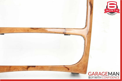 03-04 Mercedes W209 CLK500 CLK55 AMG Center Console Trim Bezel Cover Wood