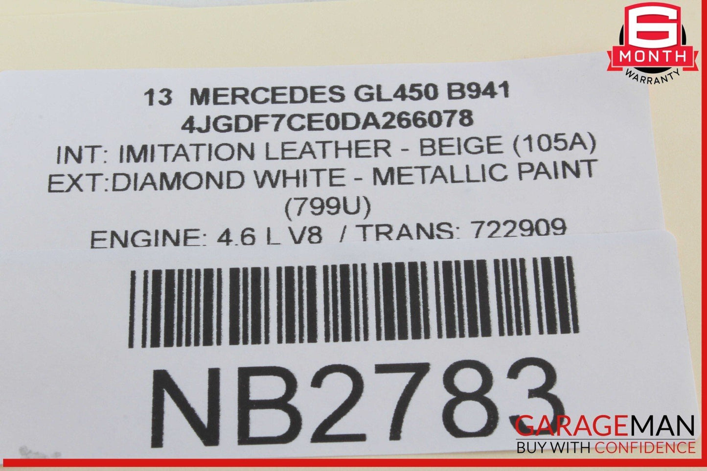 13-16 Mercedes X166 GL450 GL550 Panoramic Sunroof Glass Motor 1669069600 OEM
