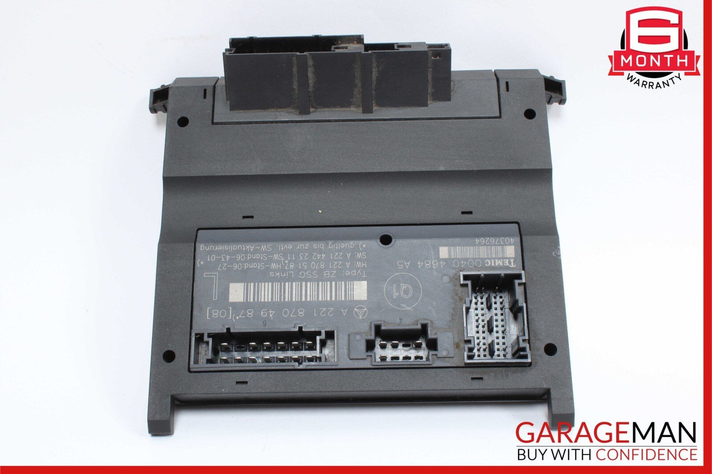 07-13 Mercedes W221 S550 S400 Front Left Driver Side Under Seat Controller Unit