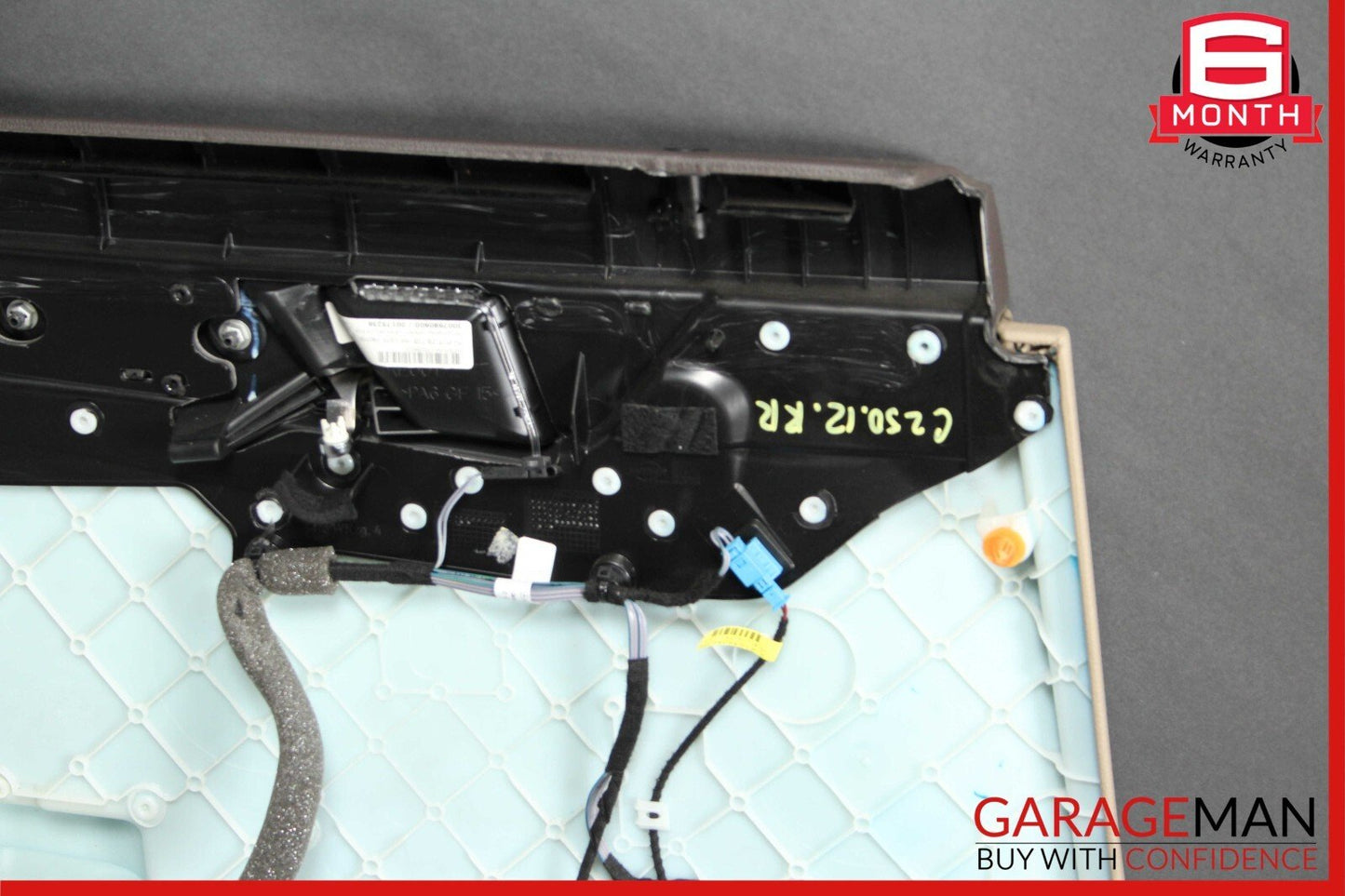 08-14 Mercedes W204 C250 C350 Rear Right Side Interior Door Panel Assembly Beige