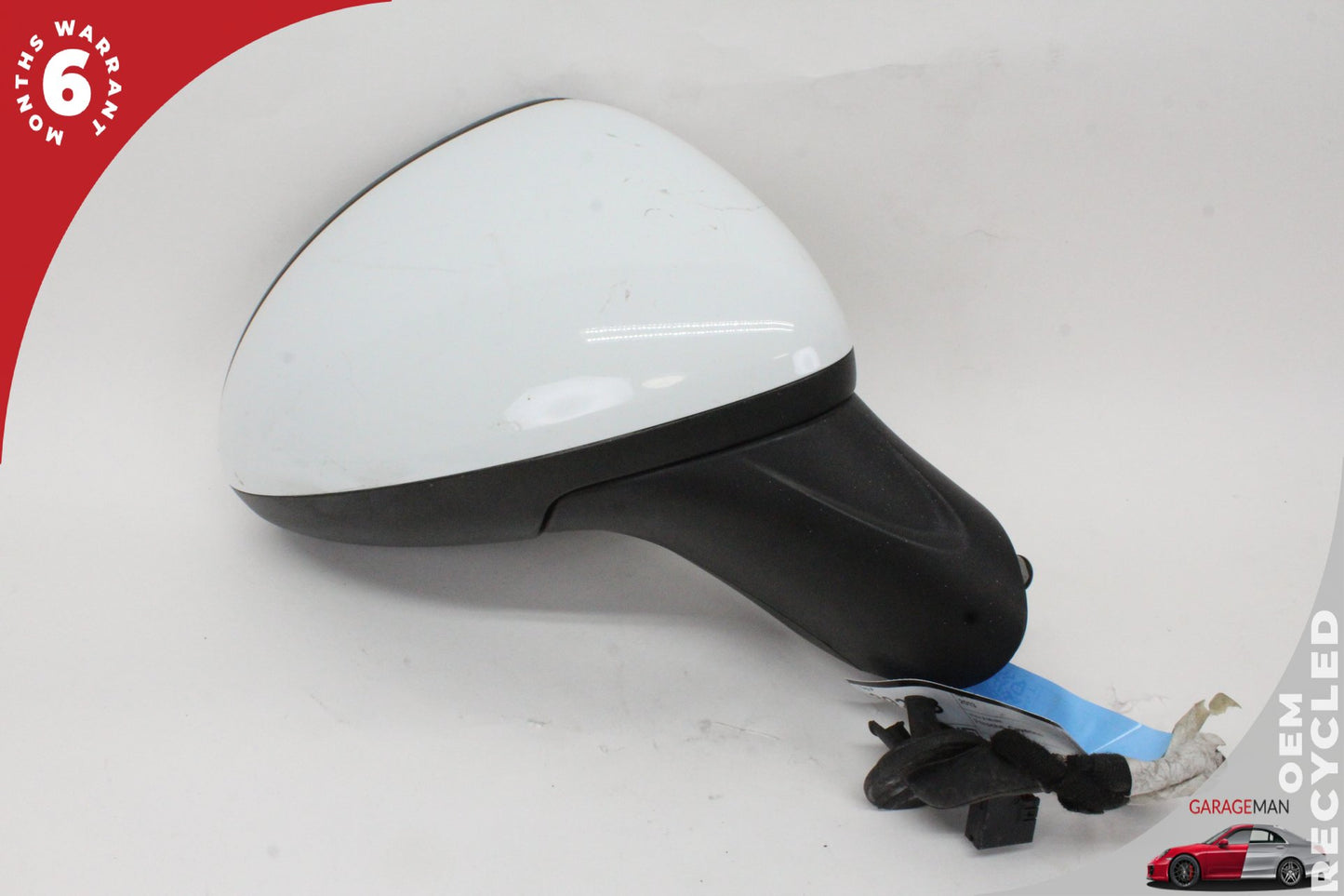 2011-2014 Porsche Cayenne 958 Front Right Side Door Rear View Mirror White OEM