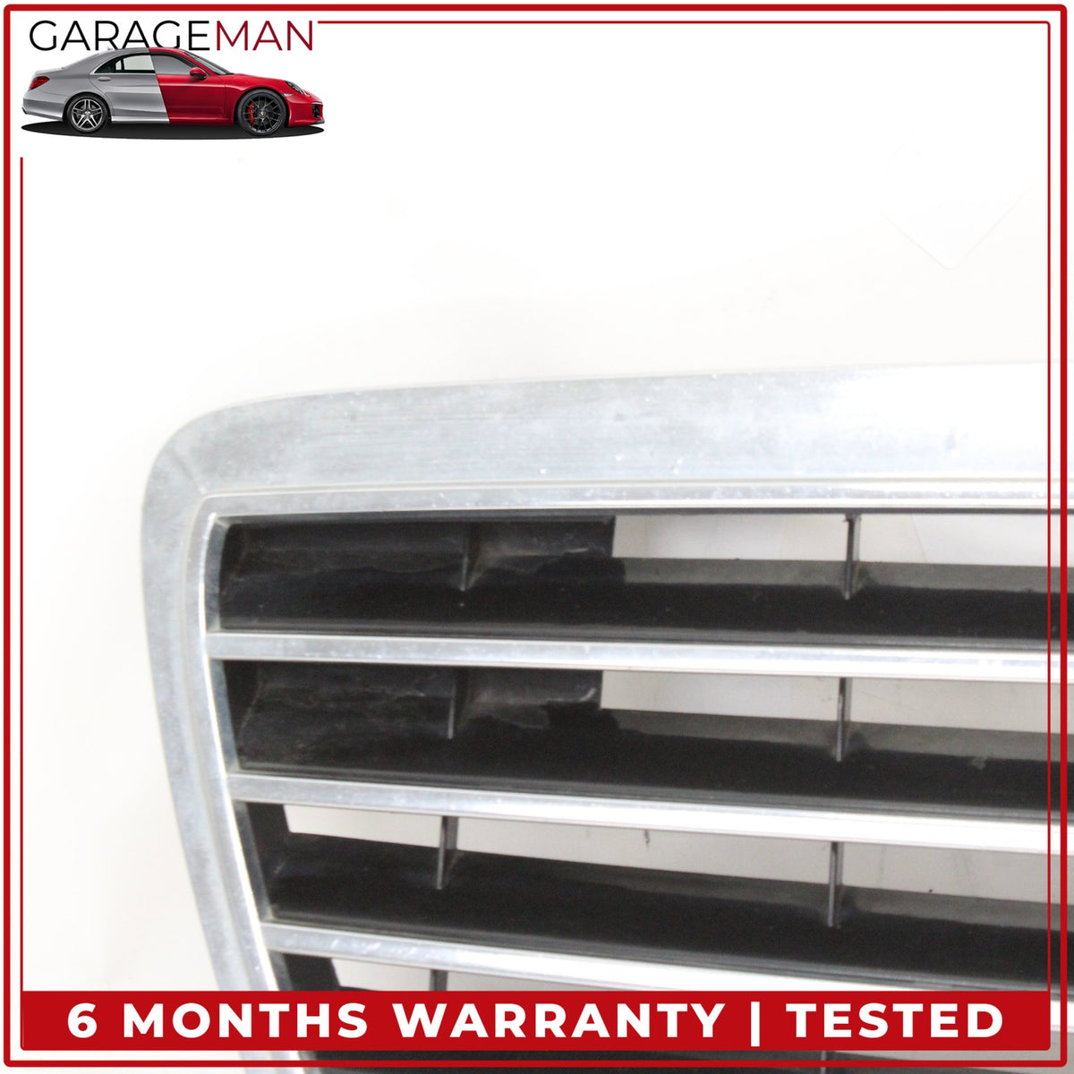 2000-2003 Mercedes-Benz E320 Front Hood Radiator Grille 2108800683 OEM