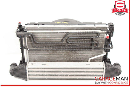 12-15 Mercedes W204 C250 Engine Motor Cooling Radiator A/C AC Condenser Assembly