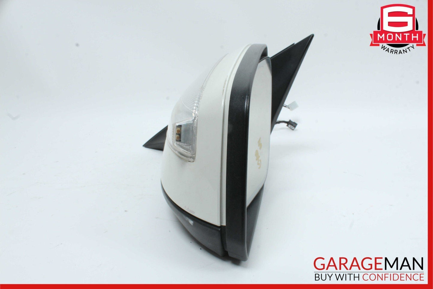 08-11 Mercedes W204 C300 C350 Front Left Side Door Rear View Mirror White OEM