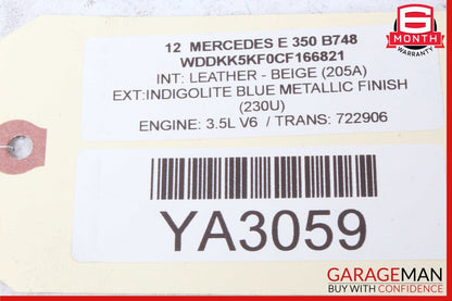 08-17 Mercedes W207 E350 C300 SLK250 Front Right Side Lower Control Arm RWD OEM