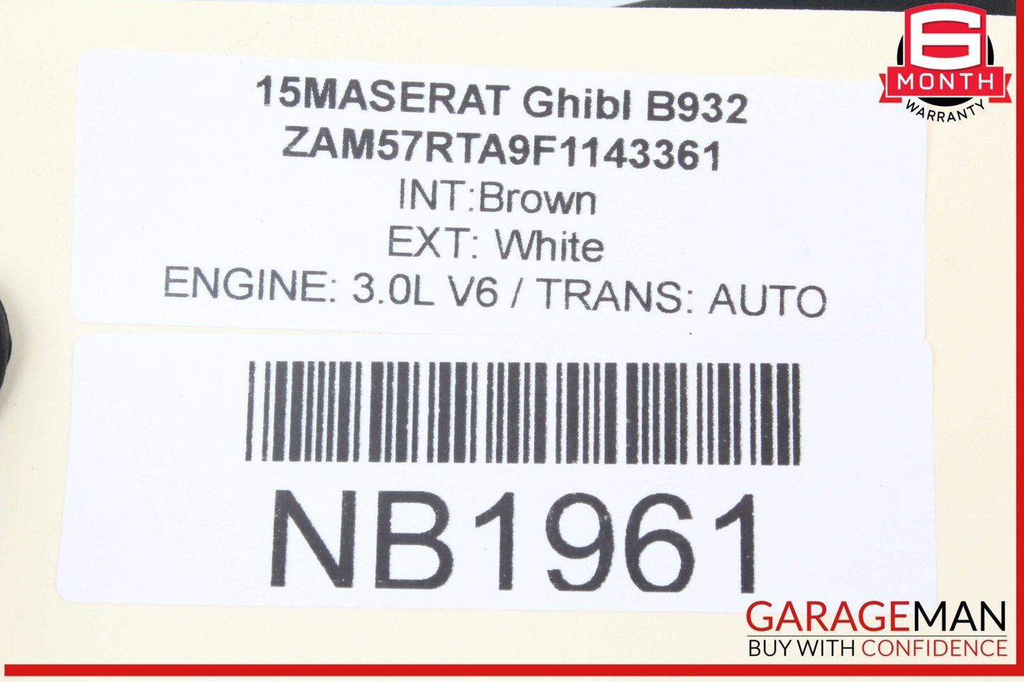 14-17 Maserati Ghibli Rear Right Passenger Side Door Lock Latch Actuator OEM