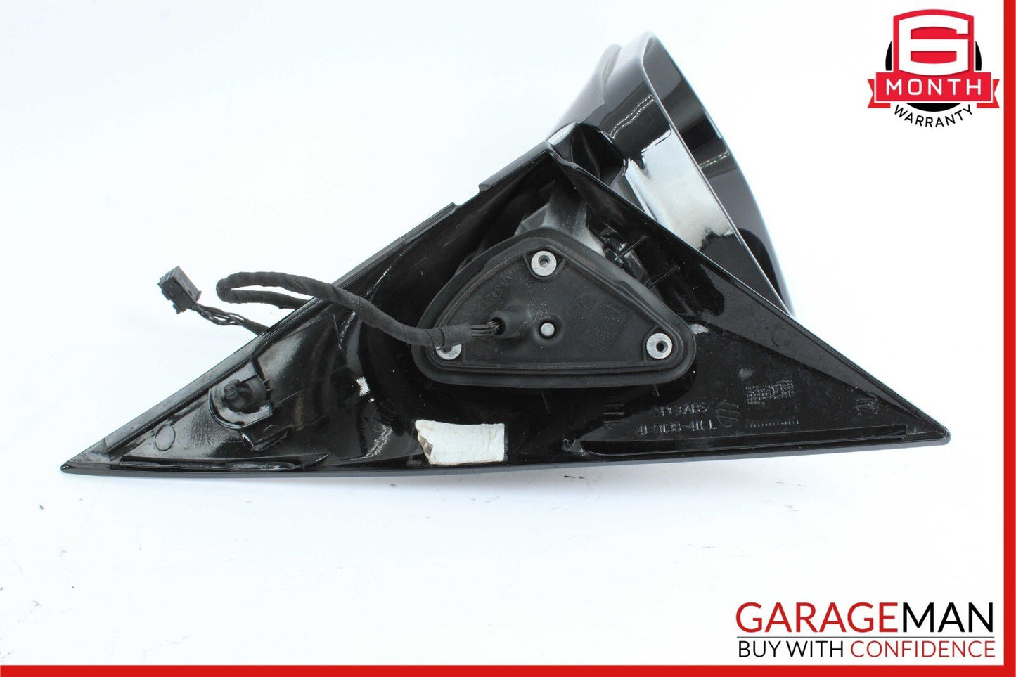 09-11 Mercedes R171 SLK350 Front Left Driver Side Mirror Door Rear View Black