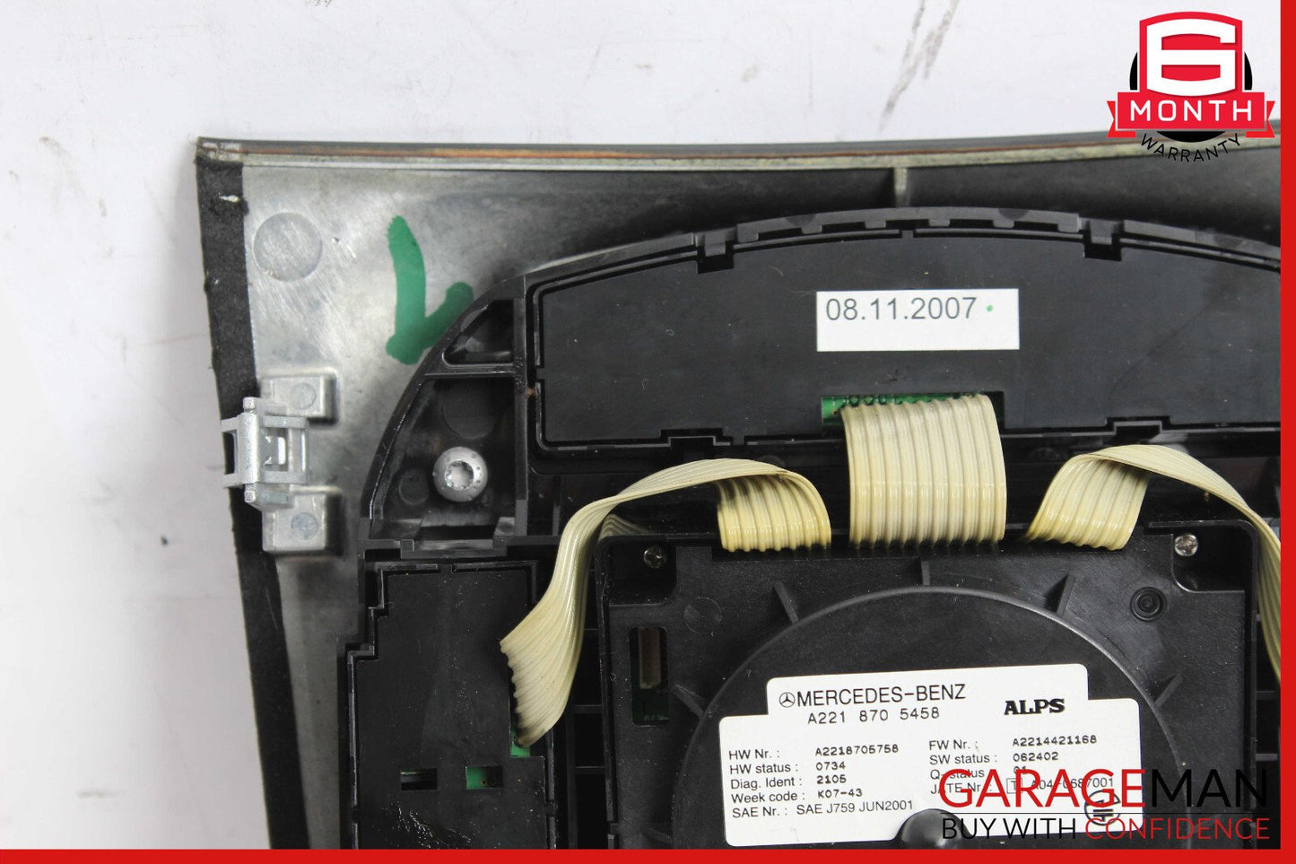 07-09 Mercedes W221 S550 S450 CL550 Center Console Multi Function Switch Control
