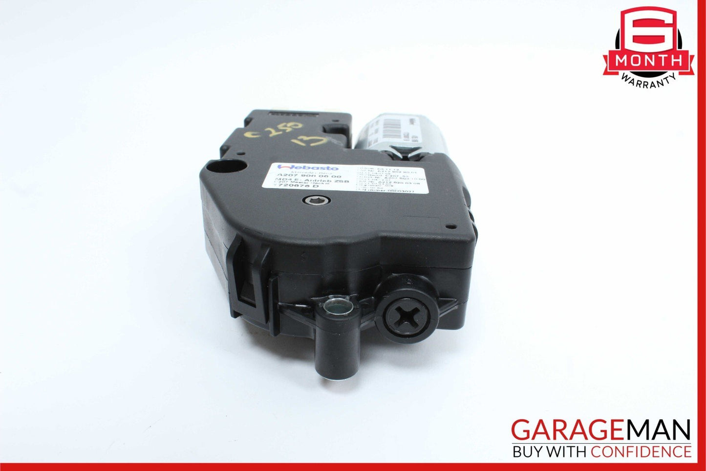 10-17 Mercedes W207 E350 C250 Coupe Pano Panoramic Sunroof Sun Roof Motor Unit