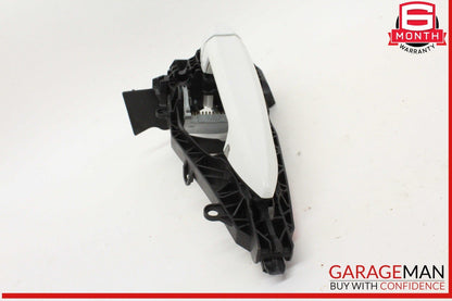 14-18 BMW X5 F15 X6 Front Right Passenger Side Exterior Door Handle White OEM