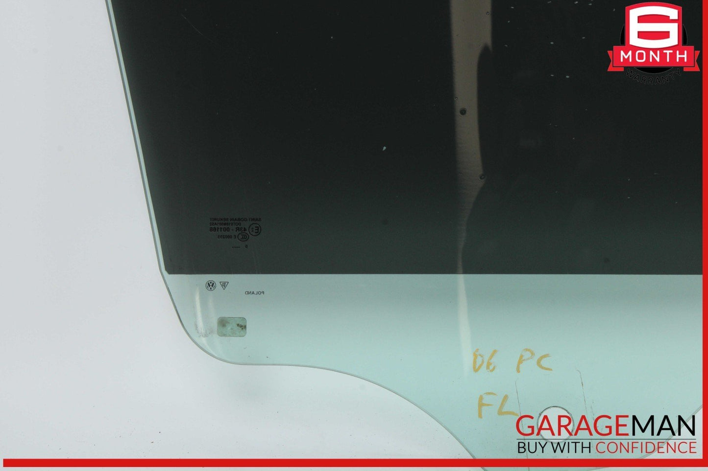 03-10 Porsche Cayenne 955 957 Front Left Side Door Window Auto Glass OEM