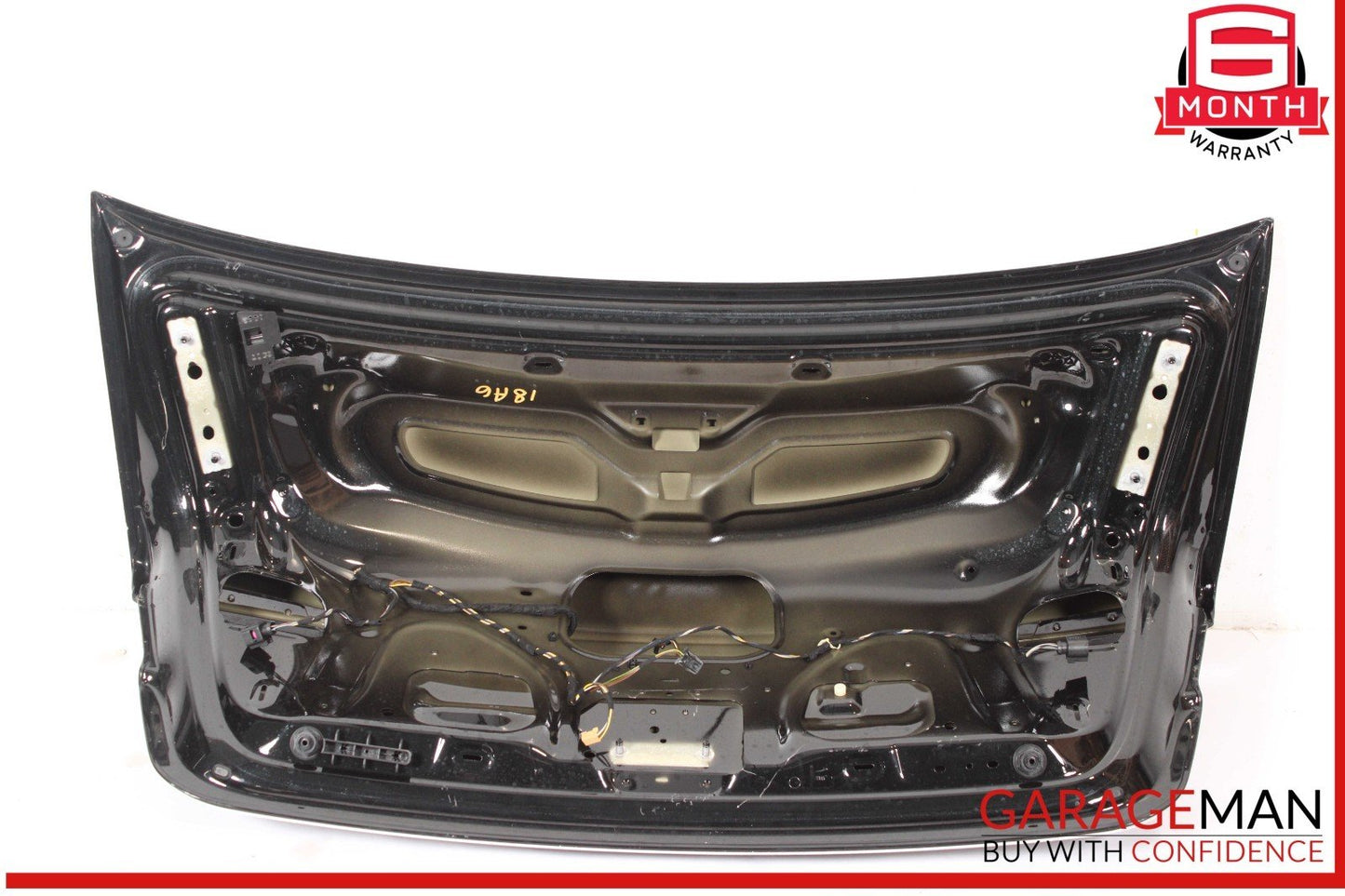 12-18 Audi A6 Rear Trunk Lid Deck Shell Panel Black OEM