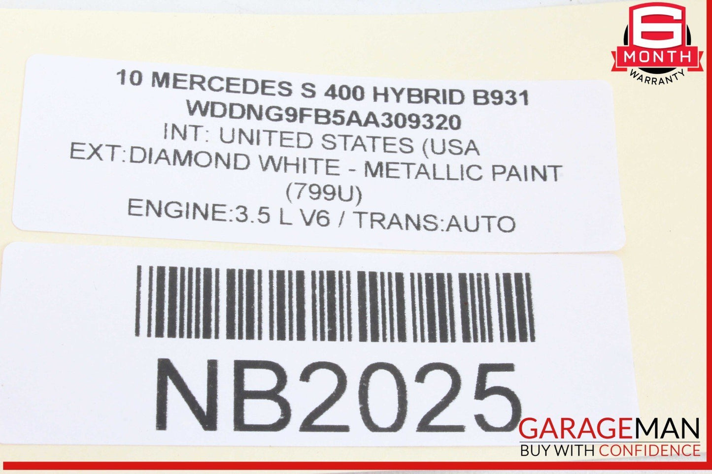 10-13 Mercedes W221 S400 Hybrid Rear Right or Left Door Loud Sound Speaker