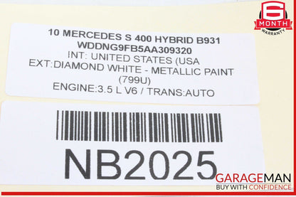 10-13 Mercedes W221 S400 Hybrid Rear Right or Left Door Loud Sound Speaker