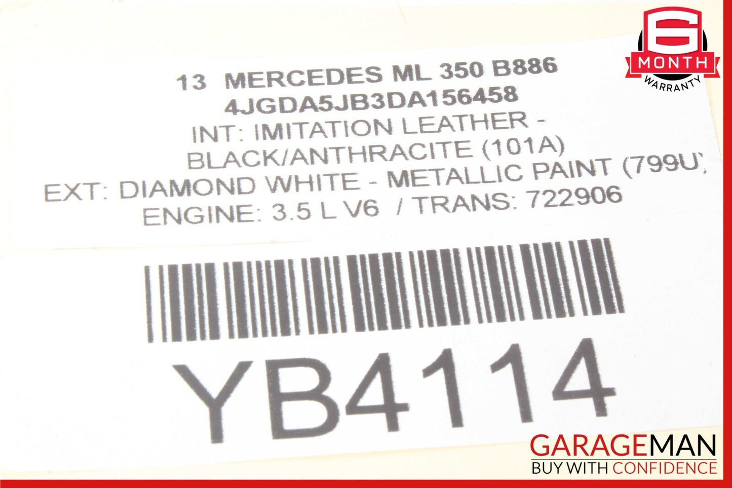 12-19 Mercedes W166 ML350 GL550 Rear Left Side Upper Lateral Control Arm OEM