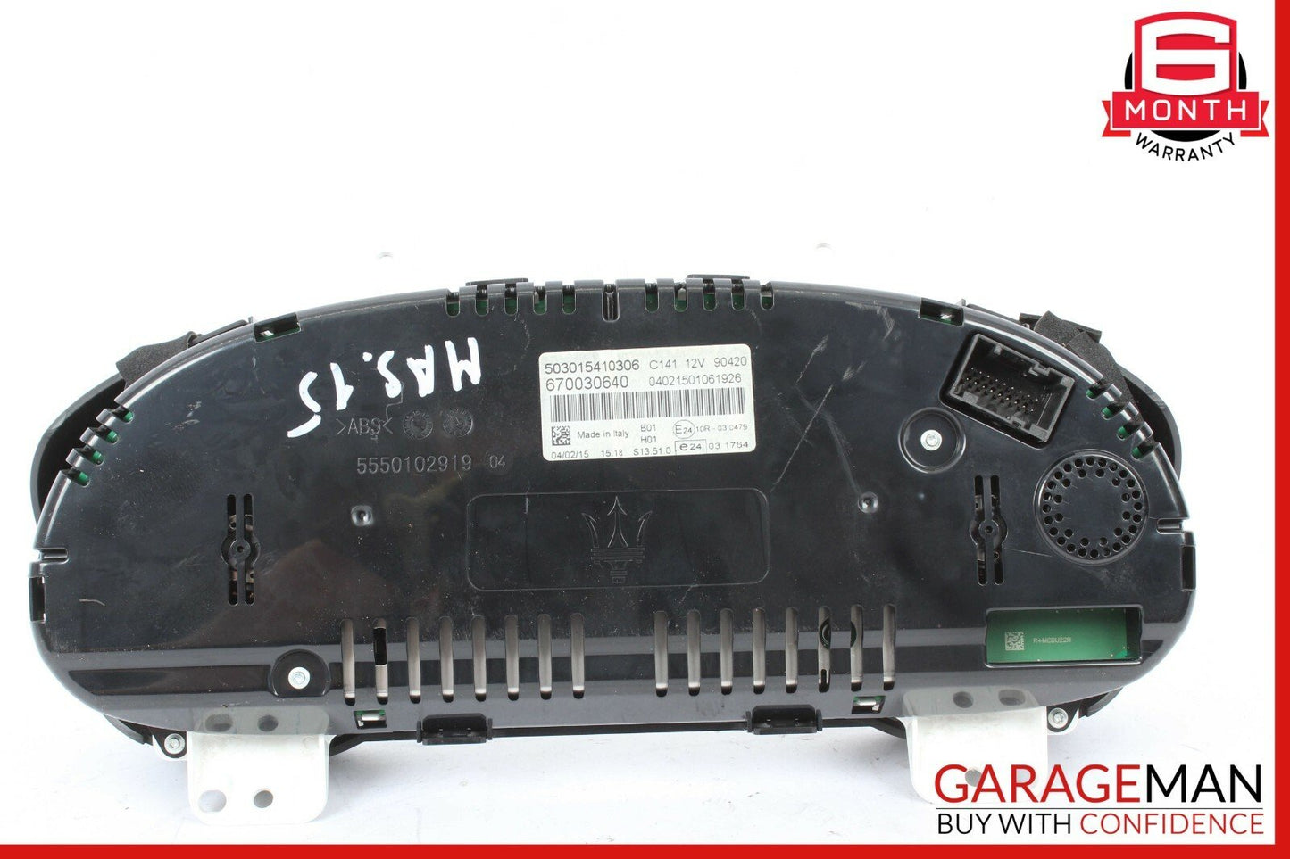 14-17 Maserati Ghibli Speedometer Odometer Instrument Cluster Gauge OEM