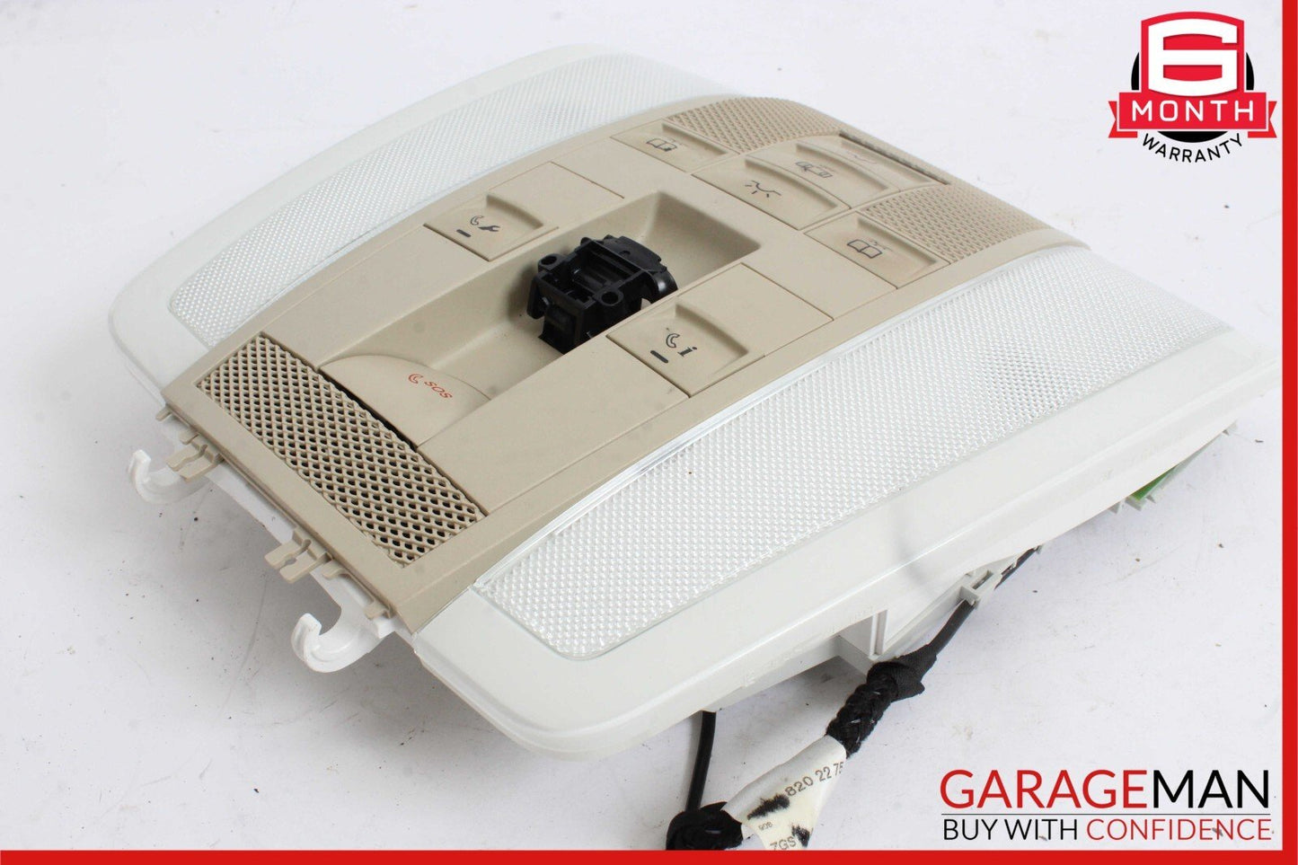 11-14 Mercede W204 C250 C350 Front Overhead Dome Light Lamp Assembly Beige