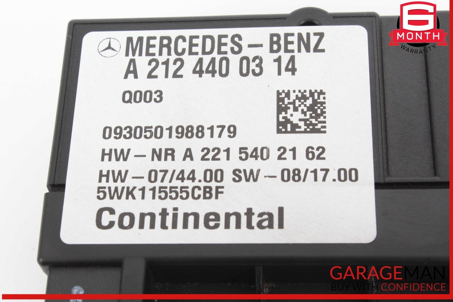06-14 Mercedes W204 C300 GL450 Fuel Pump Control Module Unit 2124400314 OEM