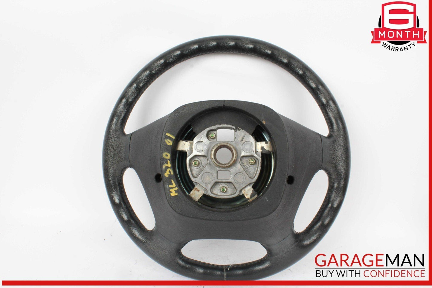 98-05 Mercedes W163 ML320 ML55 AMG 4 Spoke Driver Steering Wheel Black OEM