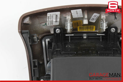 07-13 Mercedes W221 S400 Rear Center Console AC A/C Air Vent Trim Panel Wood OEM