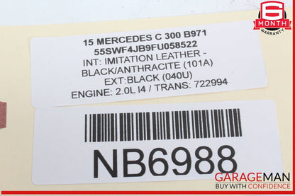 15-20 Mercedes W205 C300 Rear Right / Left Suspension Upper Control Arm OEM