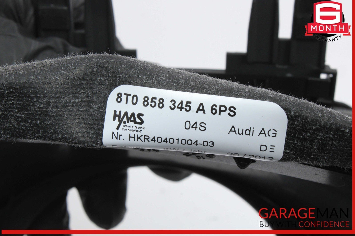 09-16 Audi A5 S5 Steering Column Cover Trim 8T0858345 OEM