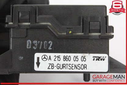 00-13 Mercedes R230 SL500 Seat Belt Seatbelt Tension Sensor 2158600505 OEM