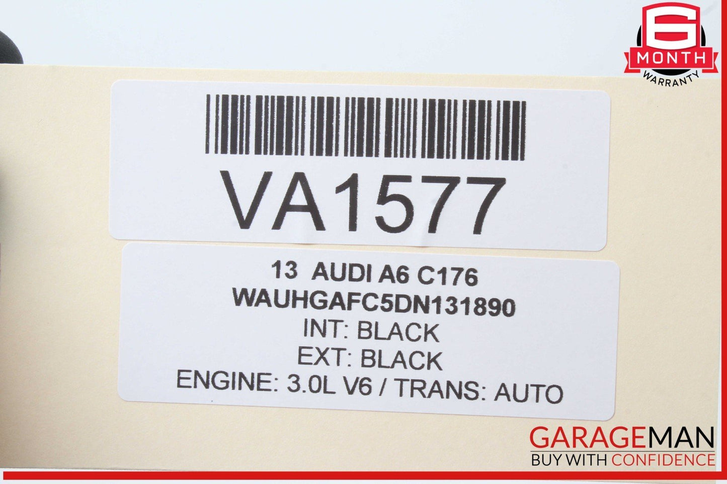 12-18 Audi A6 Front Left Driver Side Interior Corner Door Window Trim 4G0857505A
