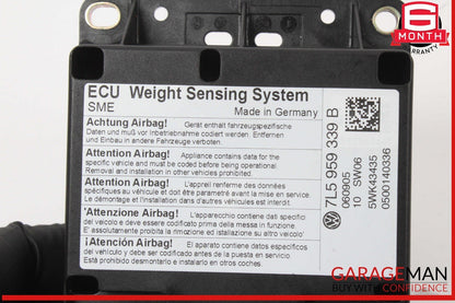 03-10 Porsche Cayenne 955 957 Weight Sensor Control Module Unit 7L5959339B OEM