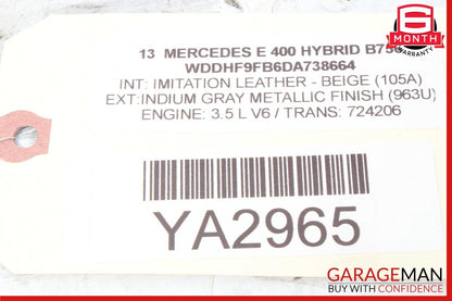 10-16 Mercedes W212 E350 Front Left Driver Side Top Upper Control Arm OEM