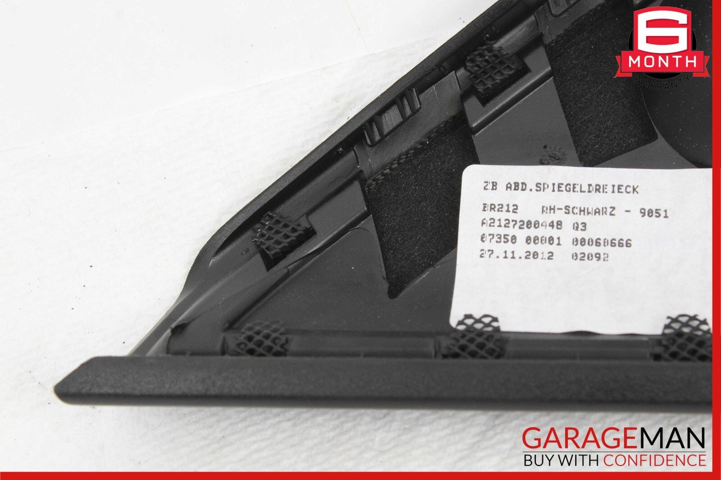 10-16 Mercedes W212 E63 AMG E250 Front Right Door Tweeter Speaker Panel Cover