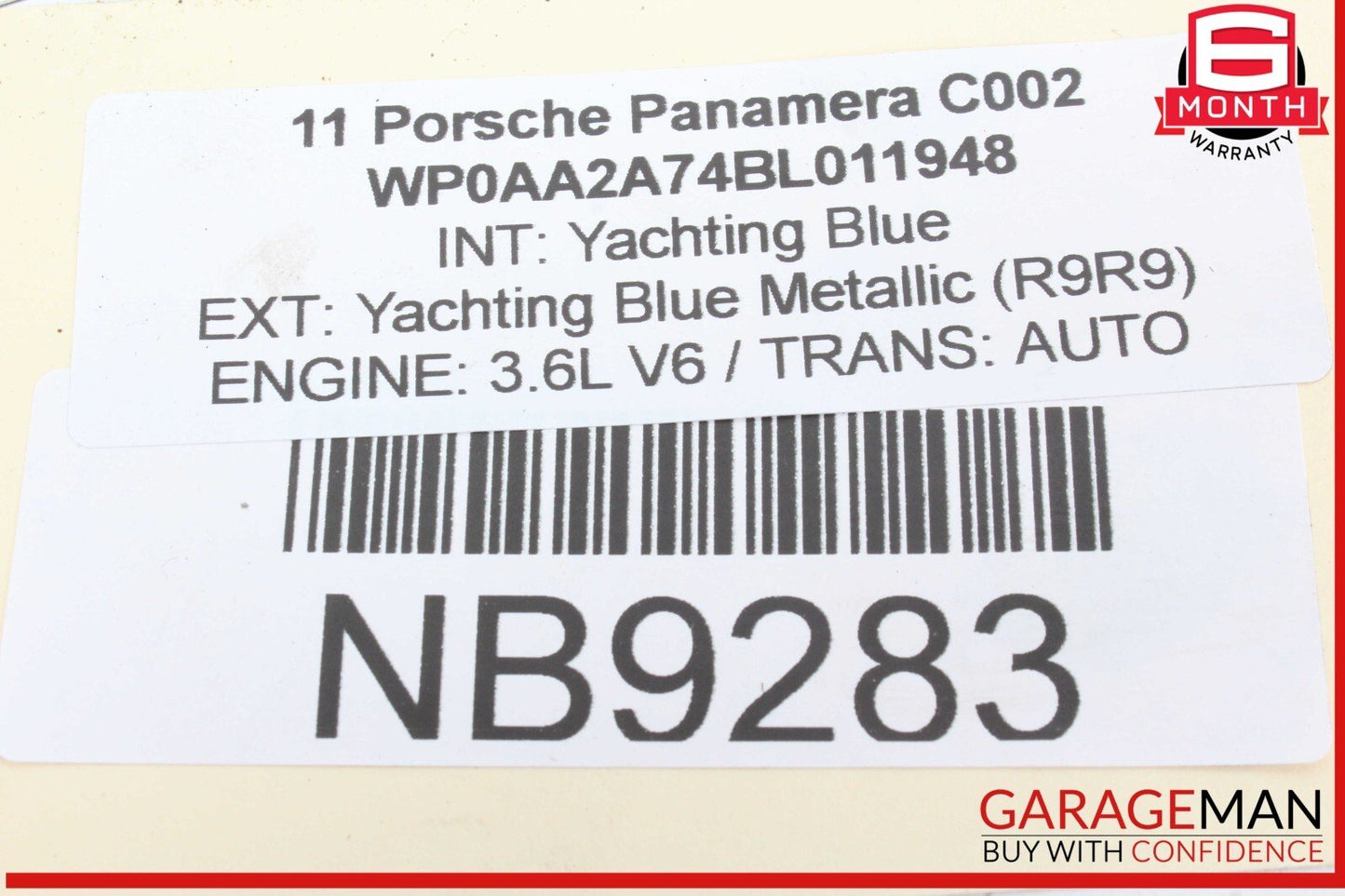 10-16 Porsche Panamera 970 Rear Right / Left Upper Suspension Control Arm OEM