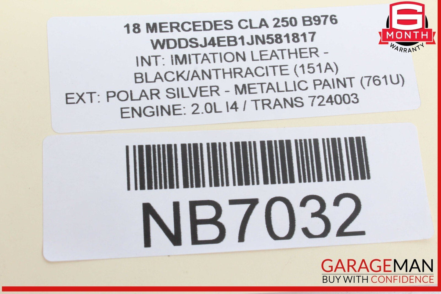 14-19 Mercedes W117 CLA250 CLA180 Rear Left / Right Forward Wishbone Control Arm