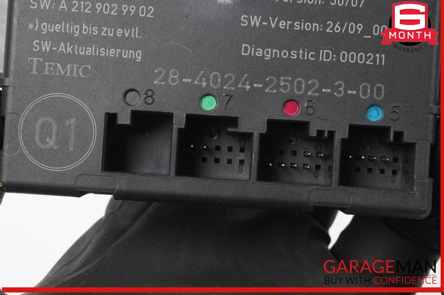 08-18 Mercedes W212 E350 Rear Left Side Door Control Module 2129003906 OEM