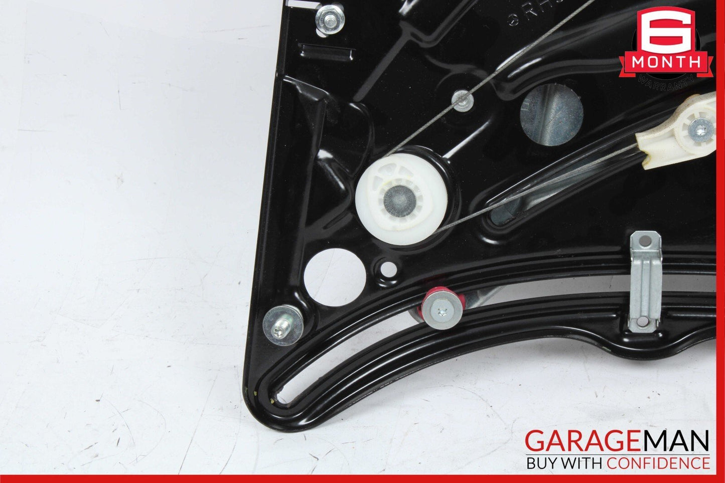 10-16 Mercedes W207 E350 Coupe Rear Right Door Regulator Window Frame w/o Motor