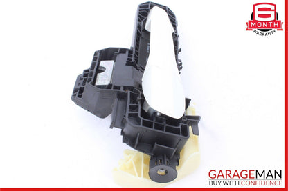 10-13 Mercedes W212 E350 E550 Rear Left Exterior Door Handle Assembly White OEM