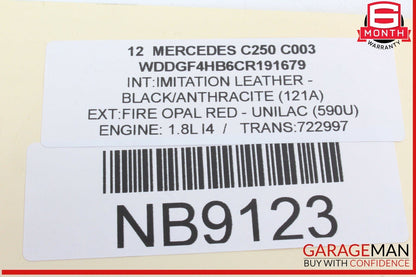 08-18 Mercedes W204 C250 E350 E400 Front Left Side Door Control Module Unit OEM