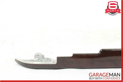 07-09 Mercedes W221 S500 S550 Front Center Console Armrest Trim Panel Wood Bezel