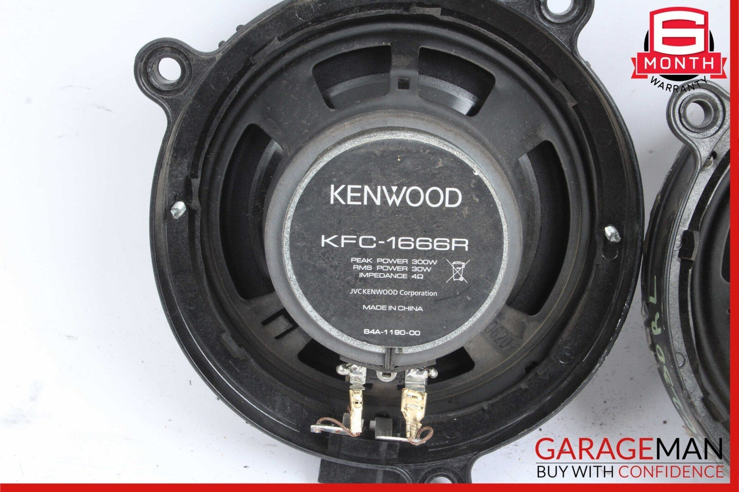 01-07 Mercedes W203 C230 Door Speaker Rear Left & Right Kenwood KFC-1666R OEM