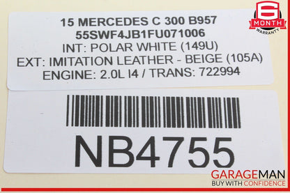 15-20 Mercedes W205 C300 Gas Throttle Accelerator Pedal 2053000004 OEM