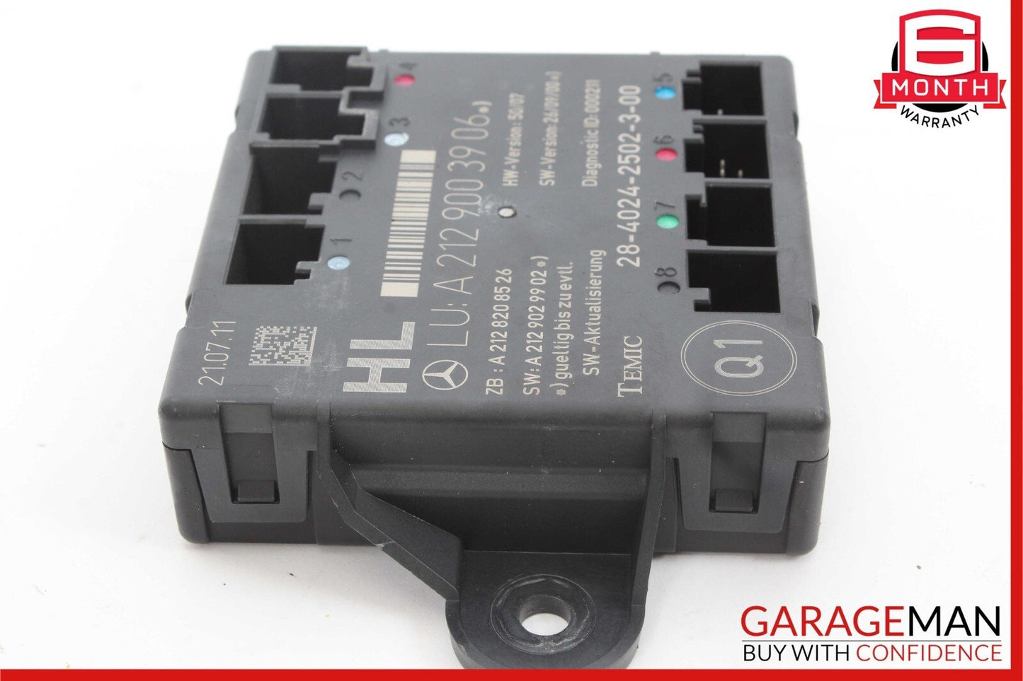 08-18 Mercedes GLK350 E350 C300 CLS550 Rear Left Side Door Control Module Unit