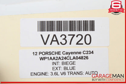 11-18 Porsche Cayenne 958 Engine Motor Starter 012911023J OEM